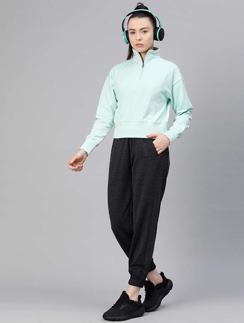 women solid long sleeve pullover sweatshirt - 22009342 - Standard Image - 3