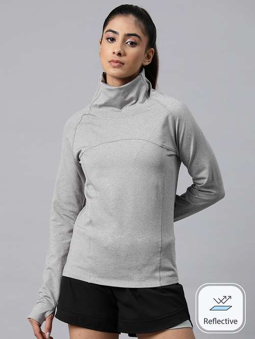 women solid long sleeve pullover sweatshirt - 22009343 -  Standard Image - 0