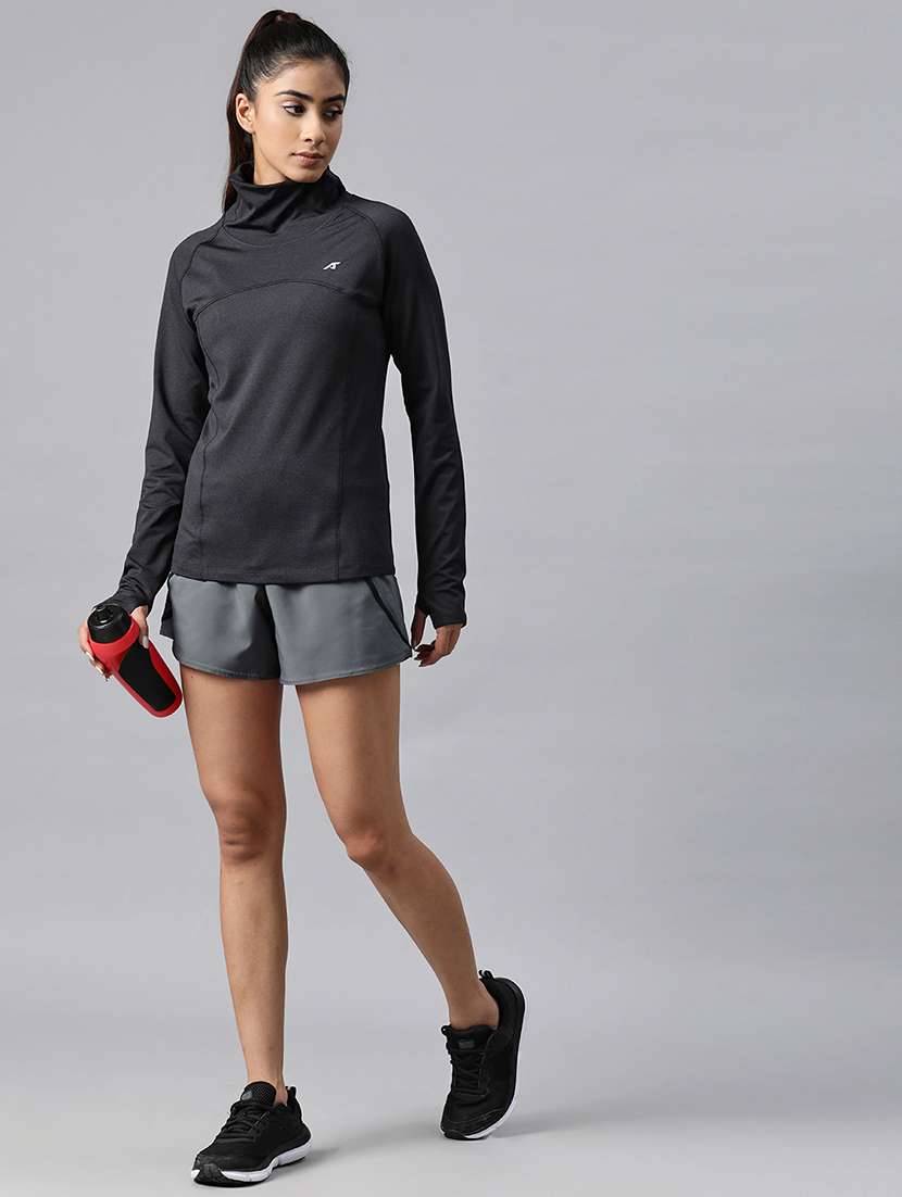 women solid long sleeve pullover sweatshirt - 22009344 - Standard Image - 5