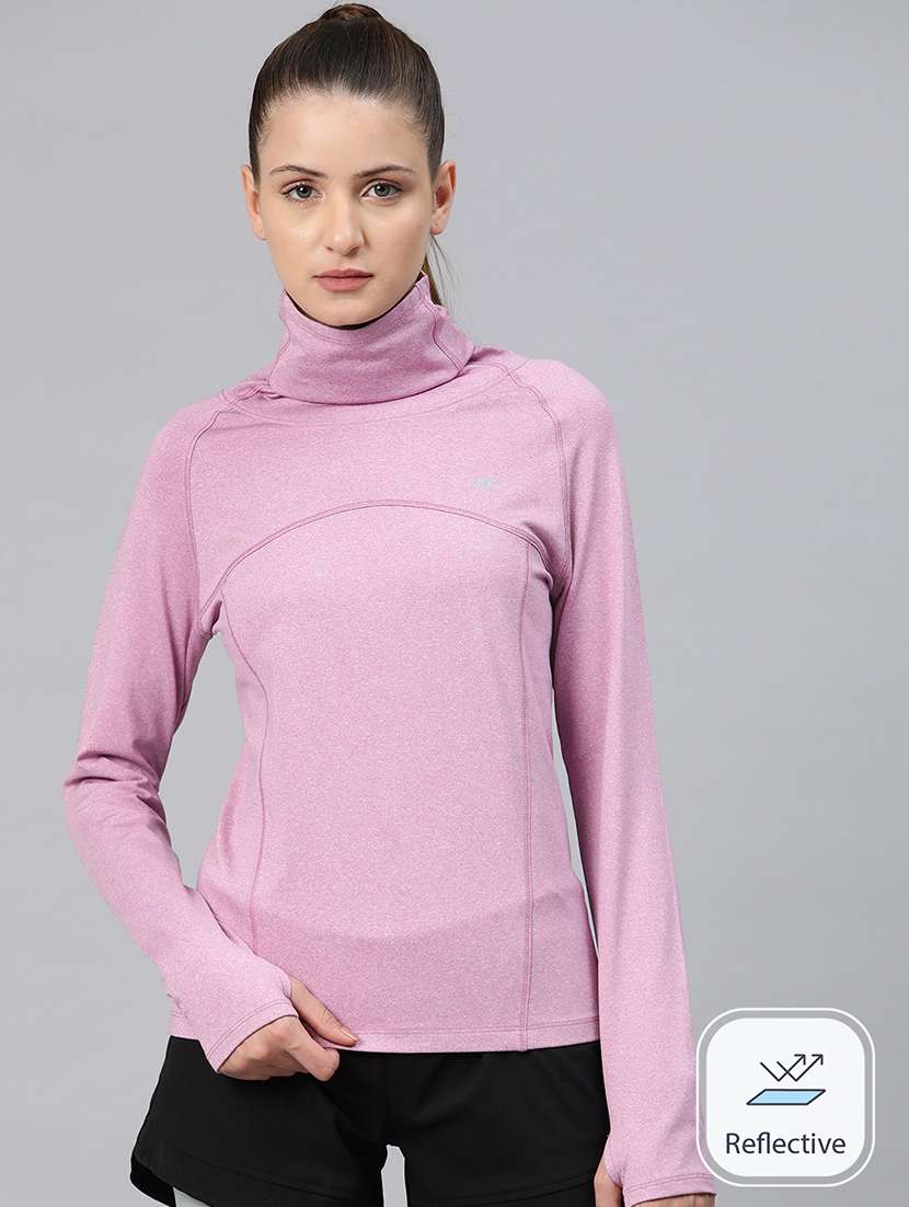 women solid long sleeve pullover sweatshirt - 22009345 - Zoom Image - 0