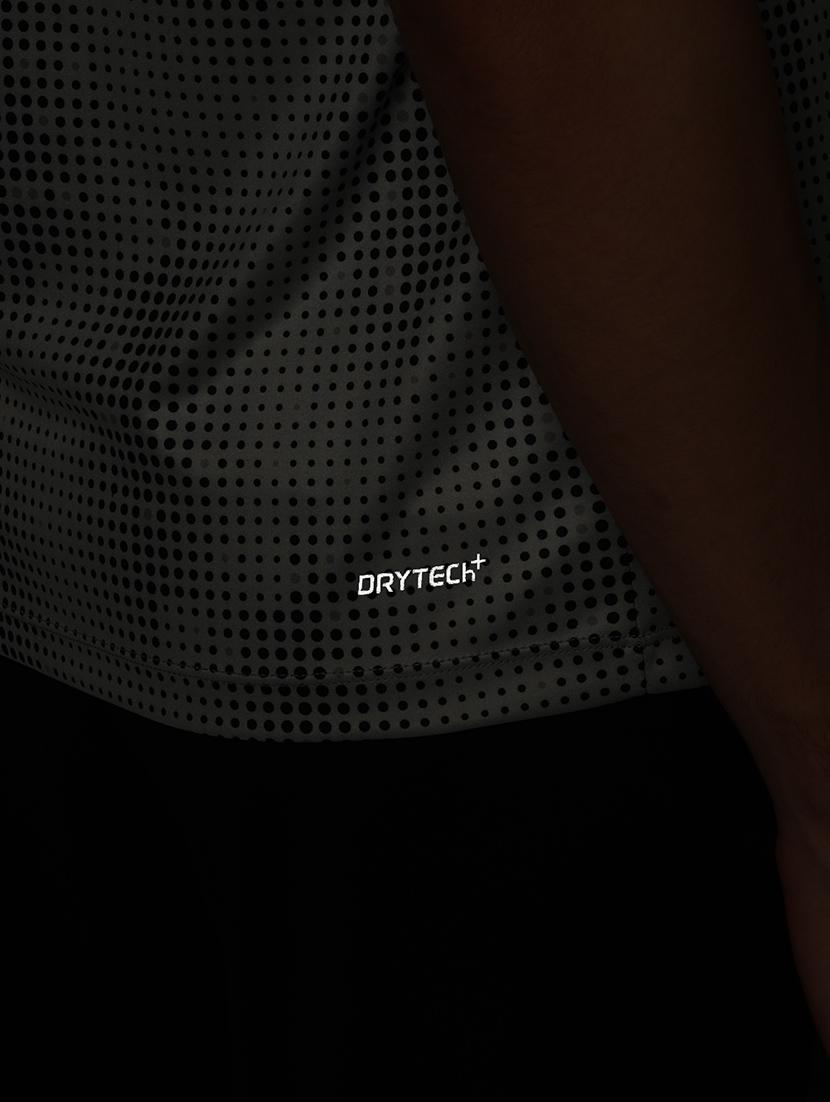 men polka dot sleeveless dry fit t-shirt - 22009366 - Standard Image - 3