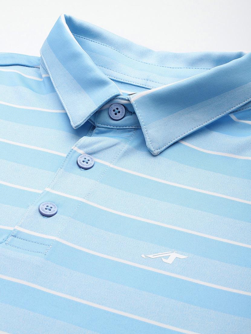 men striped short sleeve regular fit polo t-shirt - 22009376 - Standard Image - 3