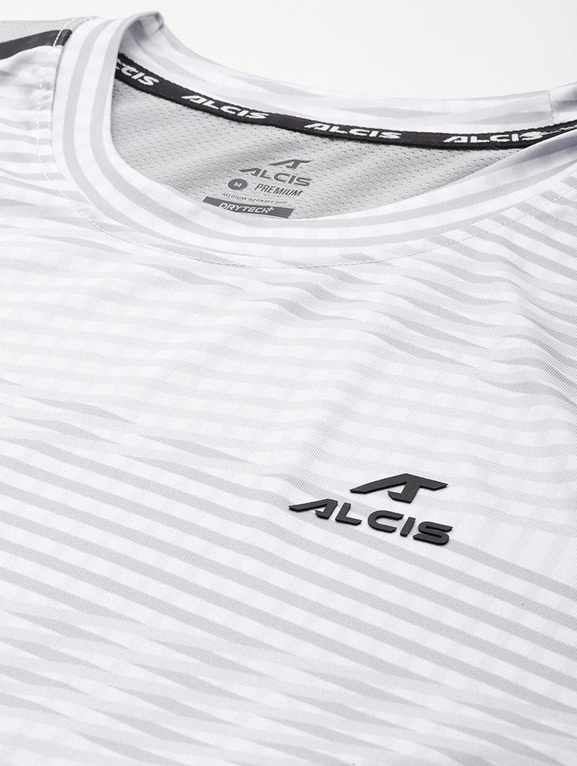 men striped short sleeve regular fit sport t-shirt - 22009382 - Standard Image - 3