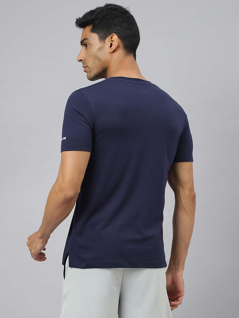 men chest print short sleeve regular fit t-shirt - 22009389 -  Standard Image - 3