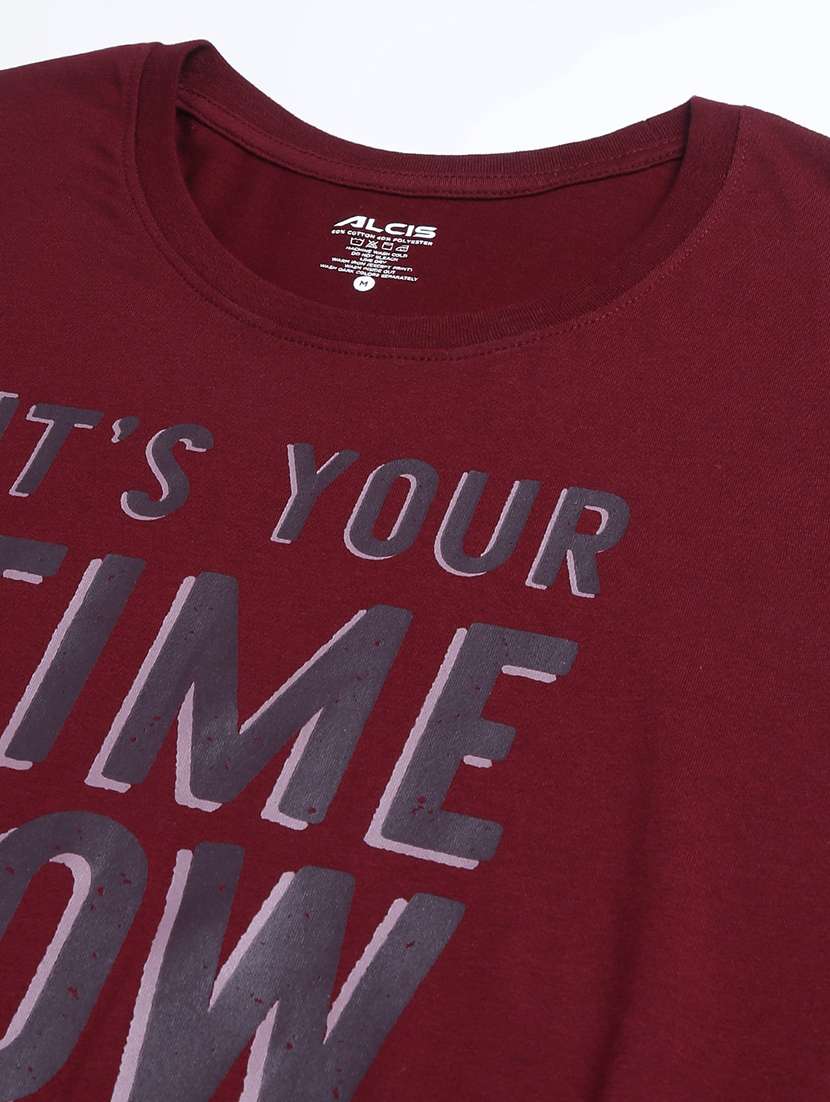men front print short sleeve regular fit t-shirt - 22009391 - Standard Image - 3
