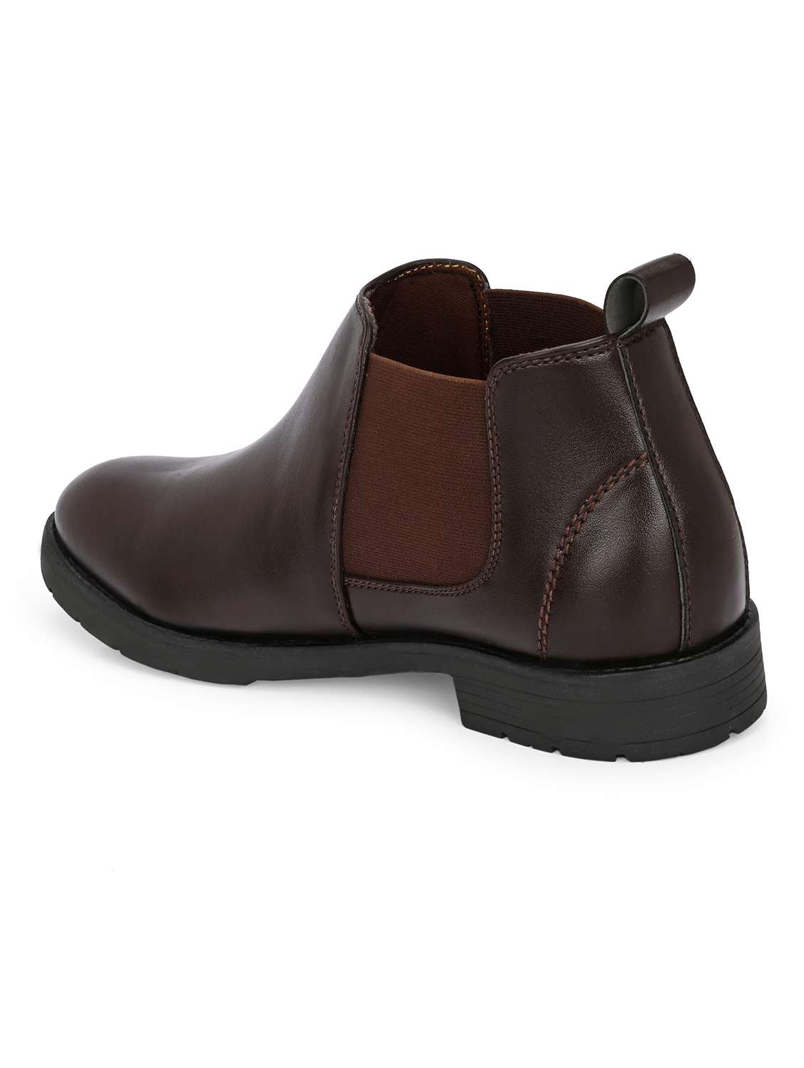 Men Brown Slip On Boot - 22009423 -  Standard Image - 3