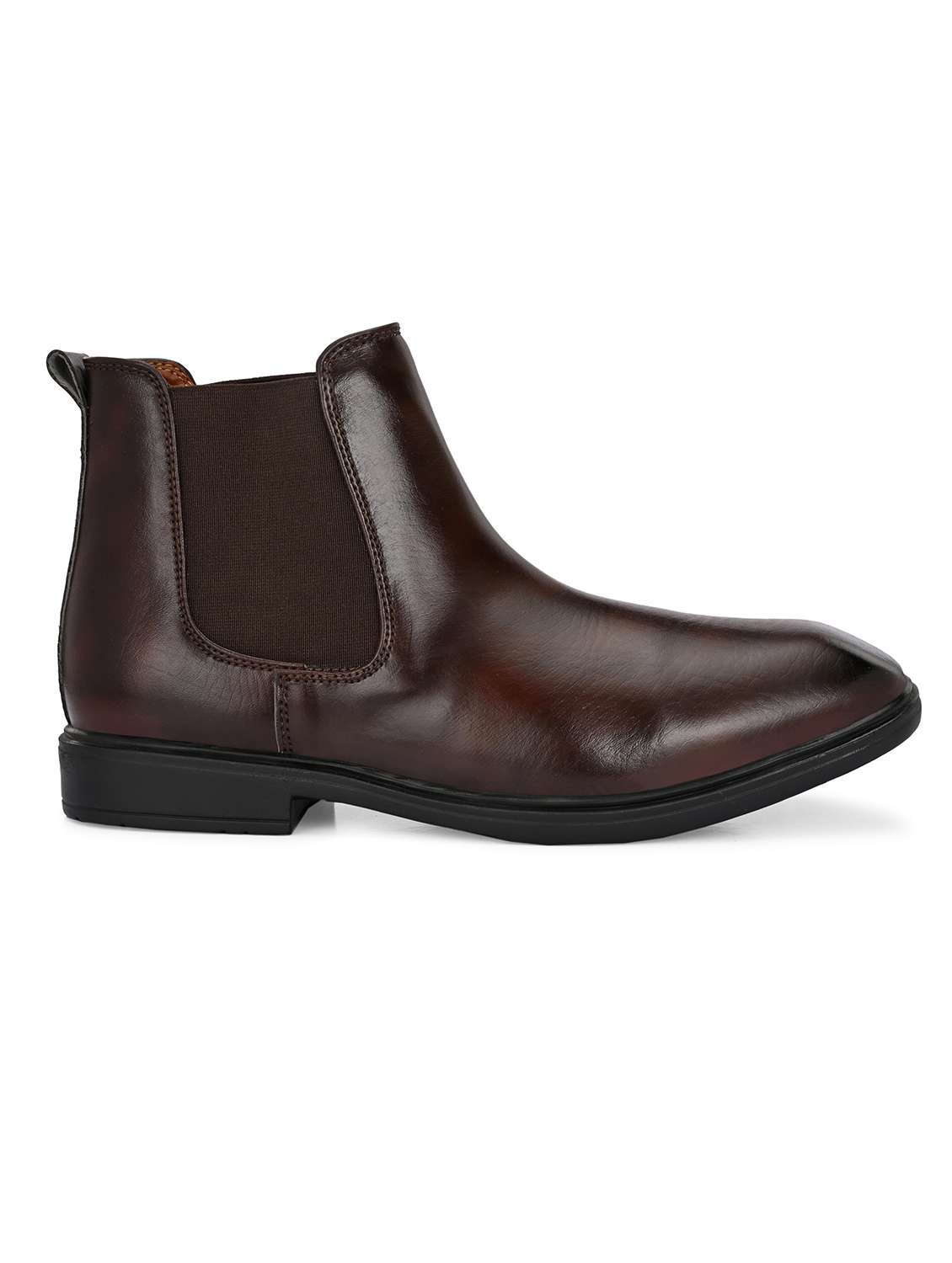 Men Brown Slip On Boot - 22009424 -  Standard Image - 3