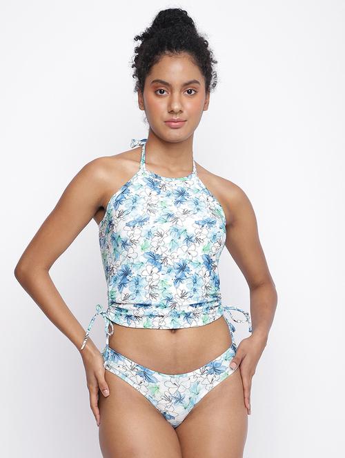 women printed sleeveless bikini set - 22009493 -  Standard Image - 0