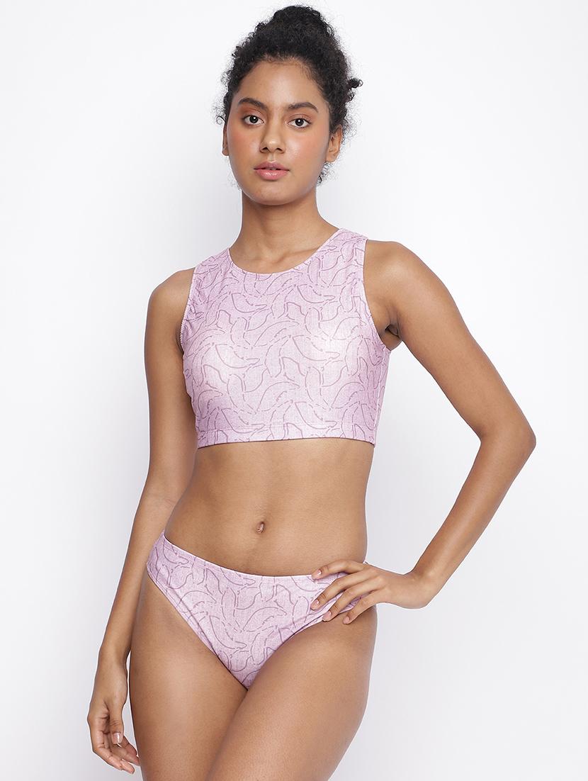 women printed sleeveless bikini set - 22009494 -  Zoom Image - 0