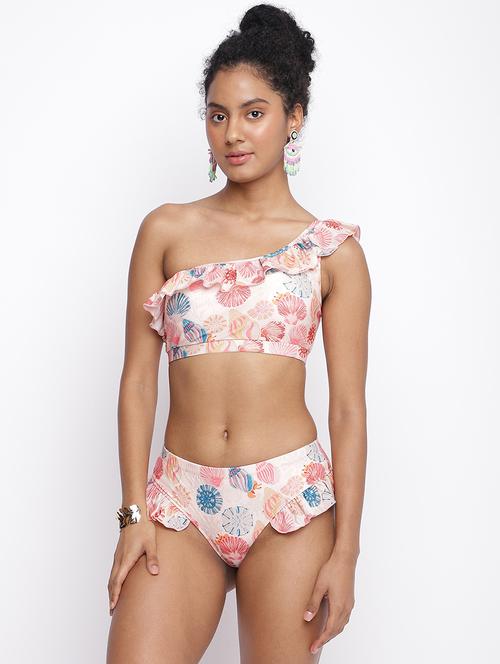 women printed sleeveless bikini set - 22009497 -  Standard Image - 0