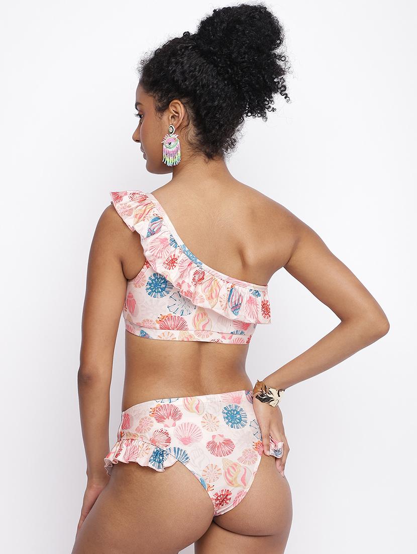 women printed sleeveless bikini set - 22009497 - Standard Image - 5