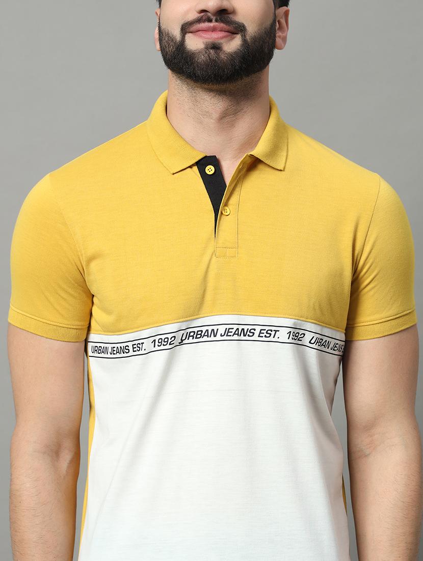 men color block short sleeve regular fit polo t-shirt - 22009540 - Standard Image - 3