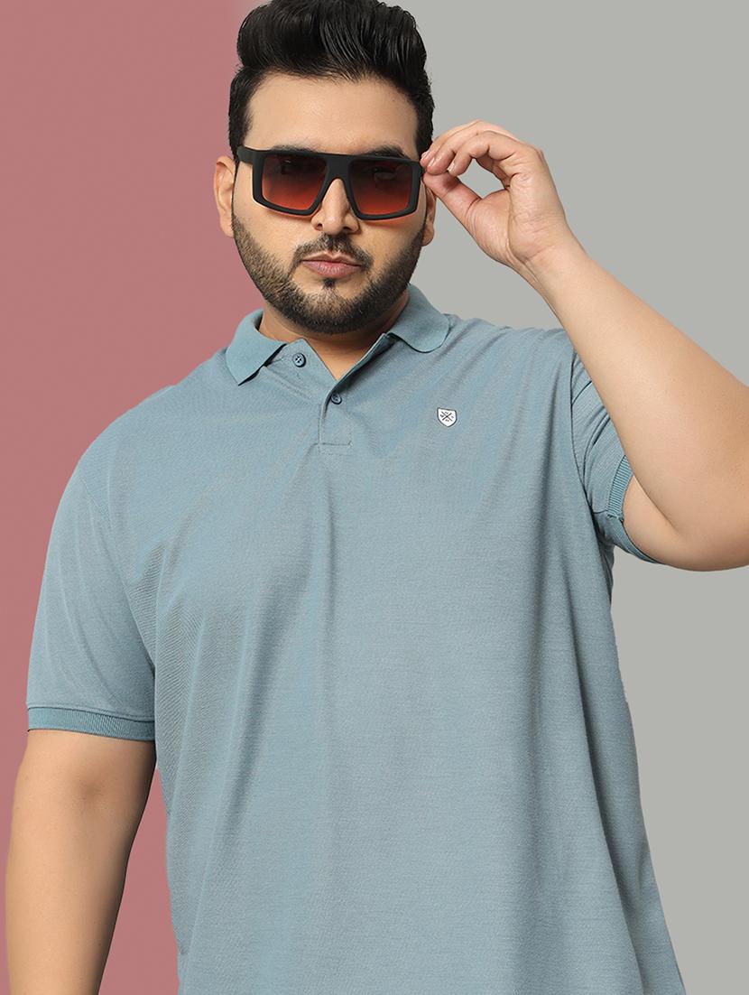 men solid short sleeve regular fit polo t-shirt - 22009566 - Zoom Image - 0