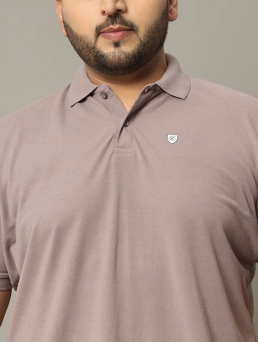 men solid short sleeve regular fit polo t-shirt - 22009572 -  Standard Image - 3