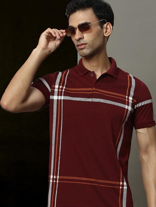 men printed short sleeve regular fit polo t-shirt - 22009587 -  Standard Image - 0