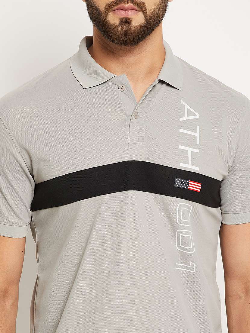 men striped short sleeve regular fit polo t-shirt - 22009649 -  Standard Image - 3