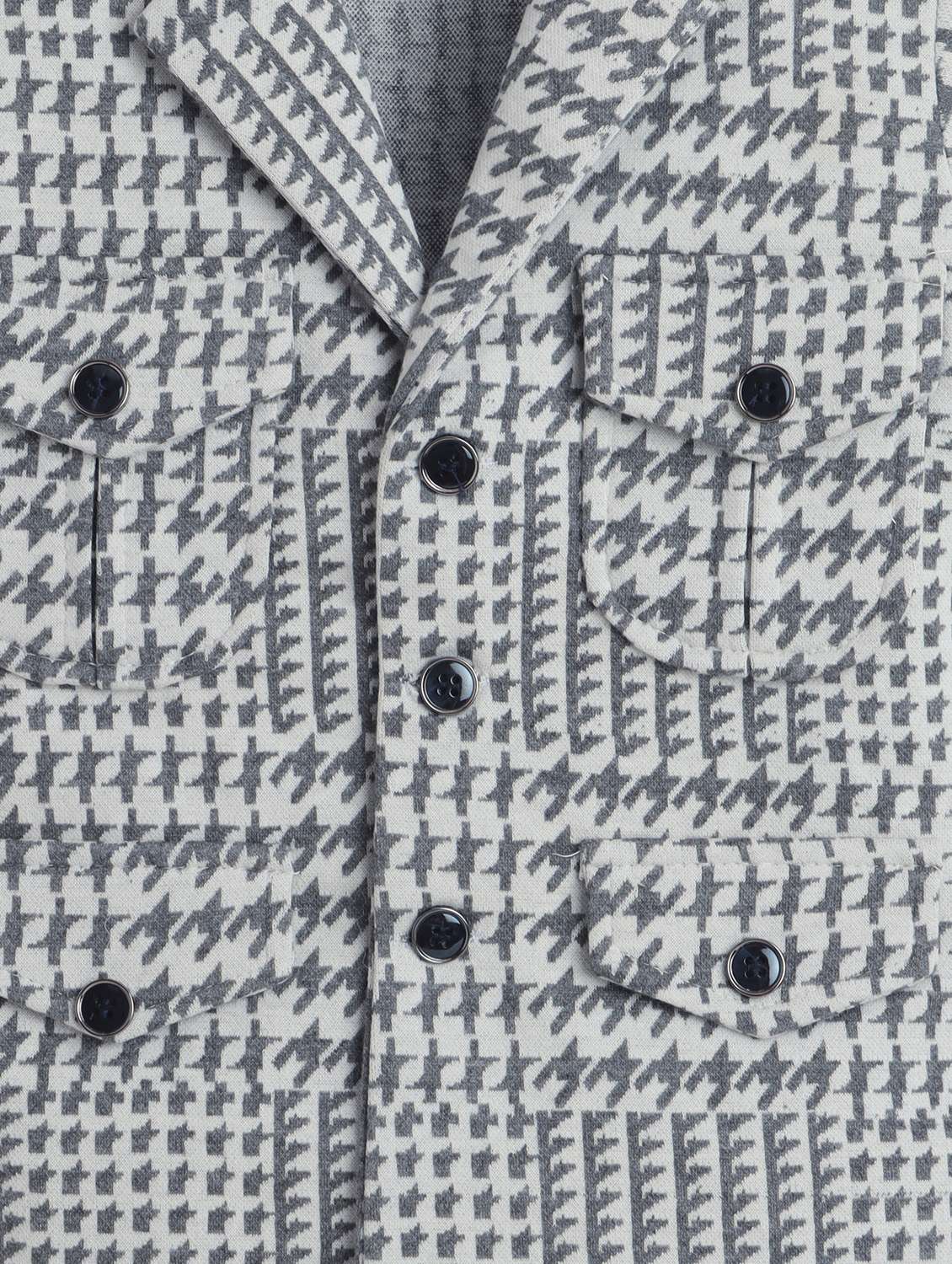 boys houndstooth pattern three piece suit set - 22009656 -  Standard Image - 3