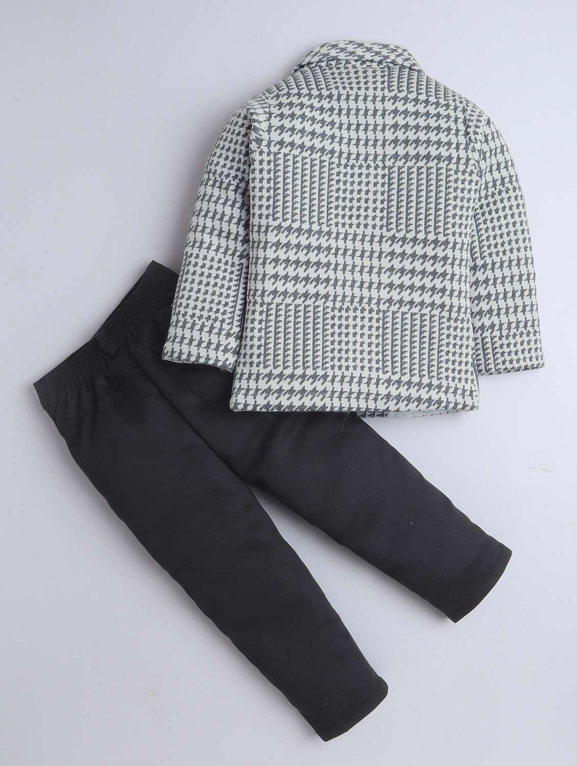 boys houndstooth pattern three piece suit set - 22009656 -  Standard Image - 5