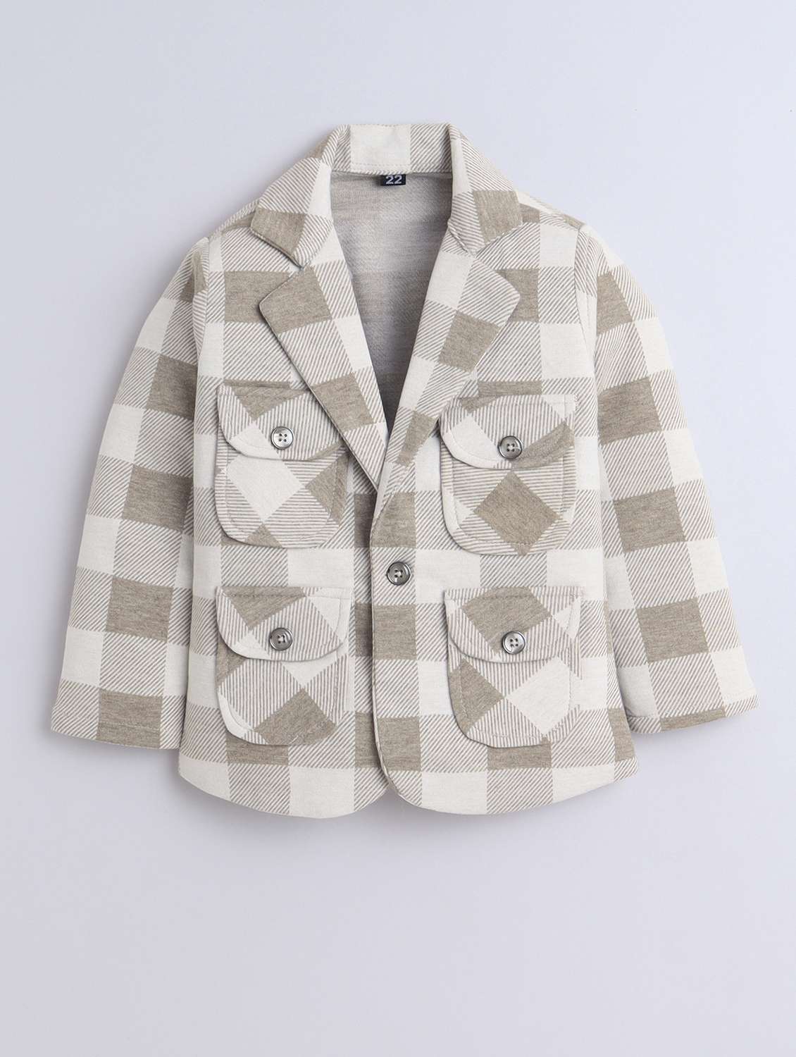 Boys Checkered Three Piece Suit Set - 22009668 -  Standard Image - 3