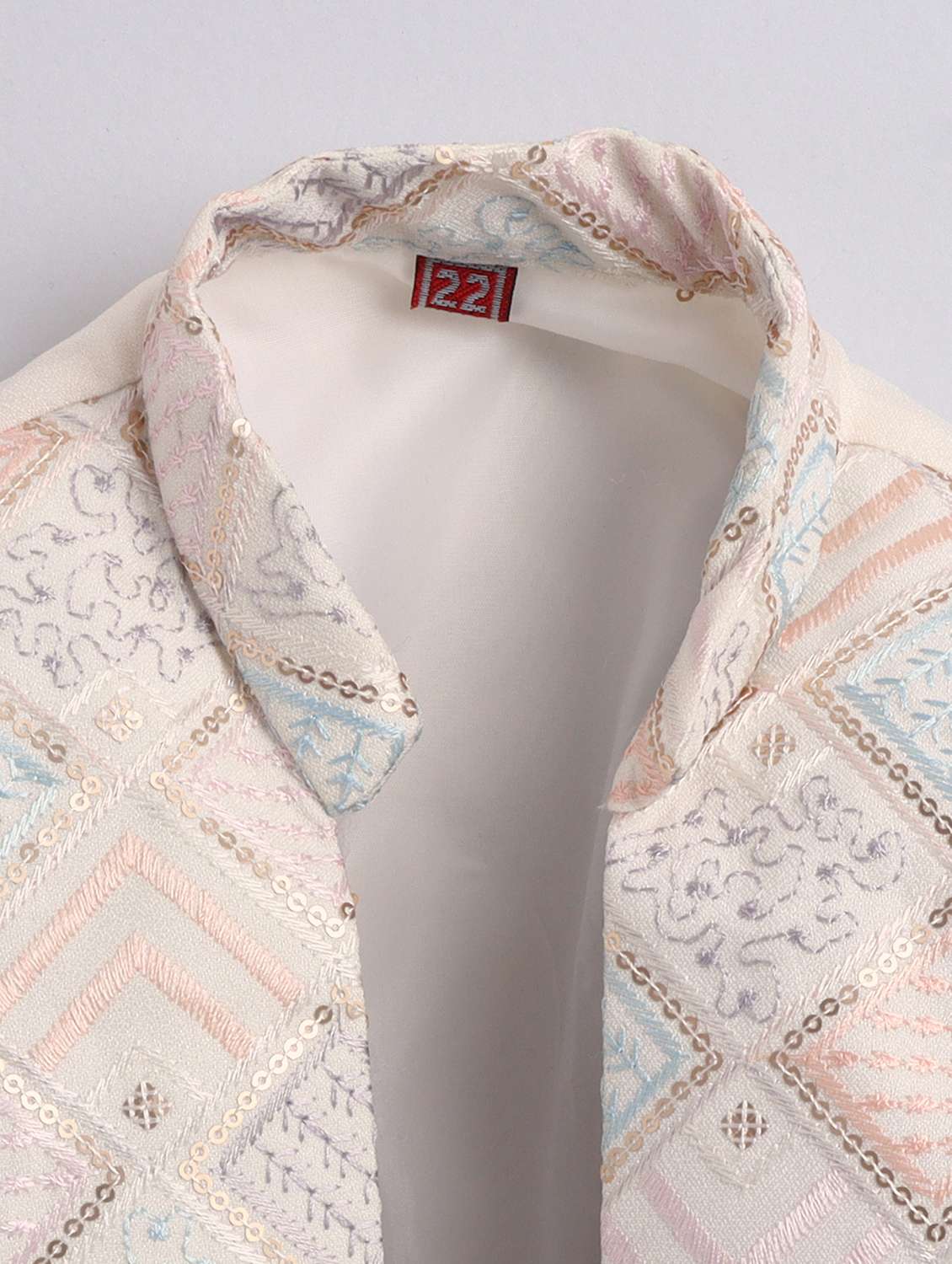 boys solid with work long sleeve three piece suit set - 22009669 -  Standard Image - 3