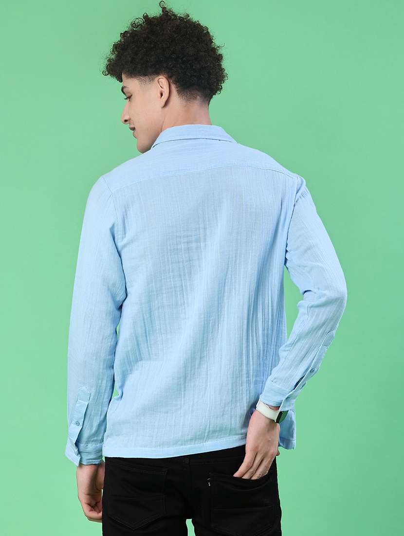 men solid mandarin neck short kurta - 22010332 -  Standard Image - 3