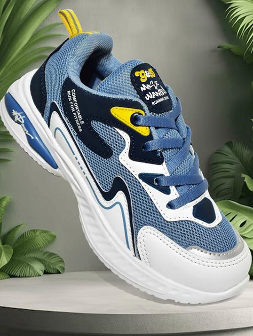 unisex color block lace up sport shoe - 22011165 - Standard Image - 0