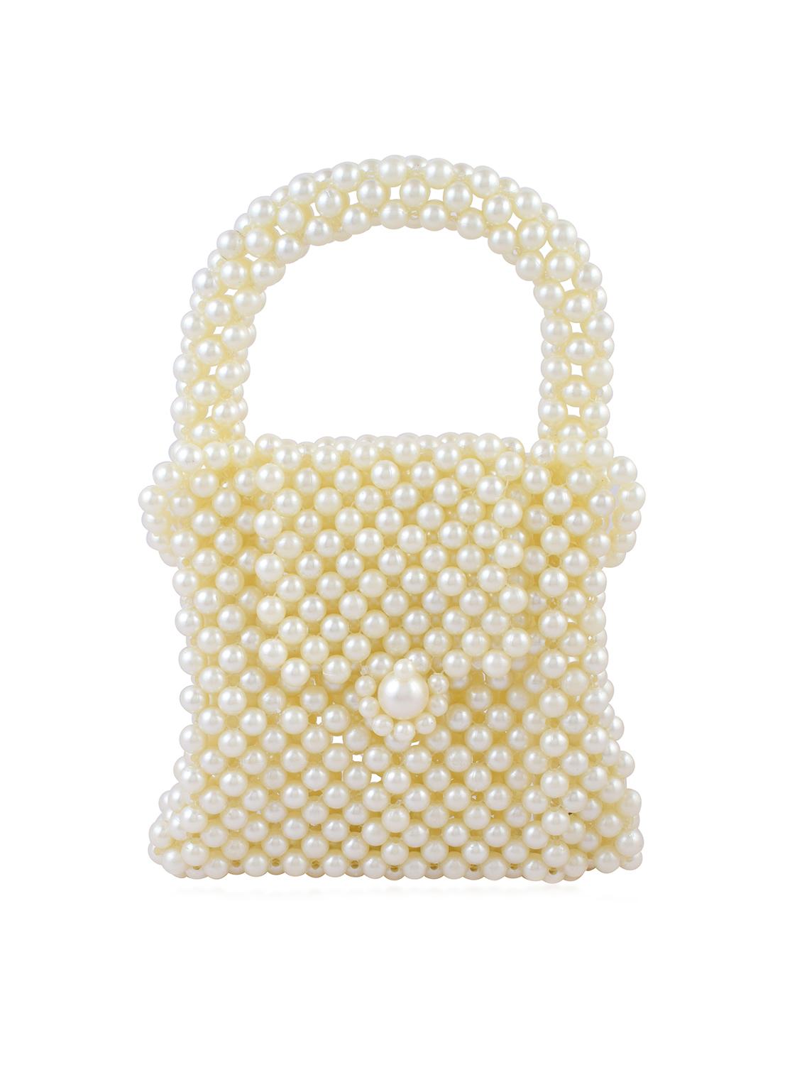 handcrafted pearl handbag crossbody party bag - 22011283 -  Zoom Image - 0