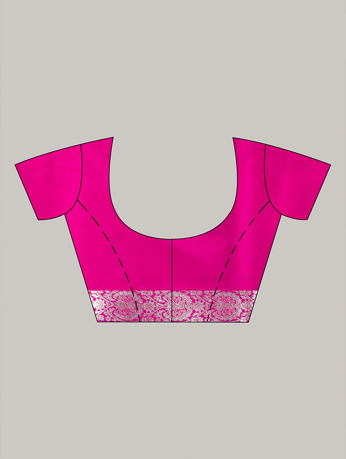 women self design banarasi saree with blouse - 22011318 - Standard Image - 5