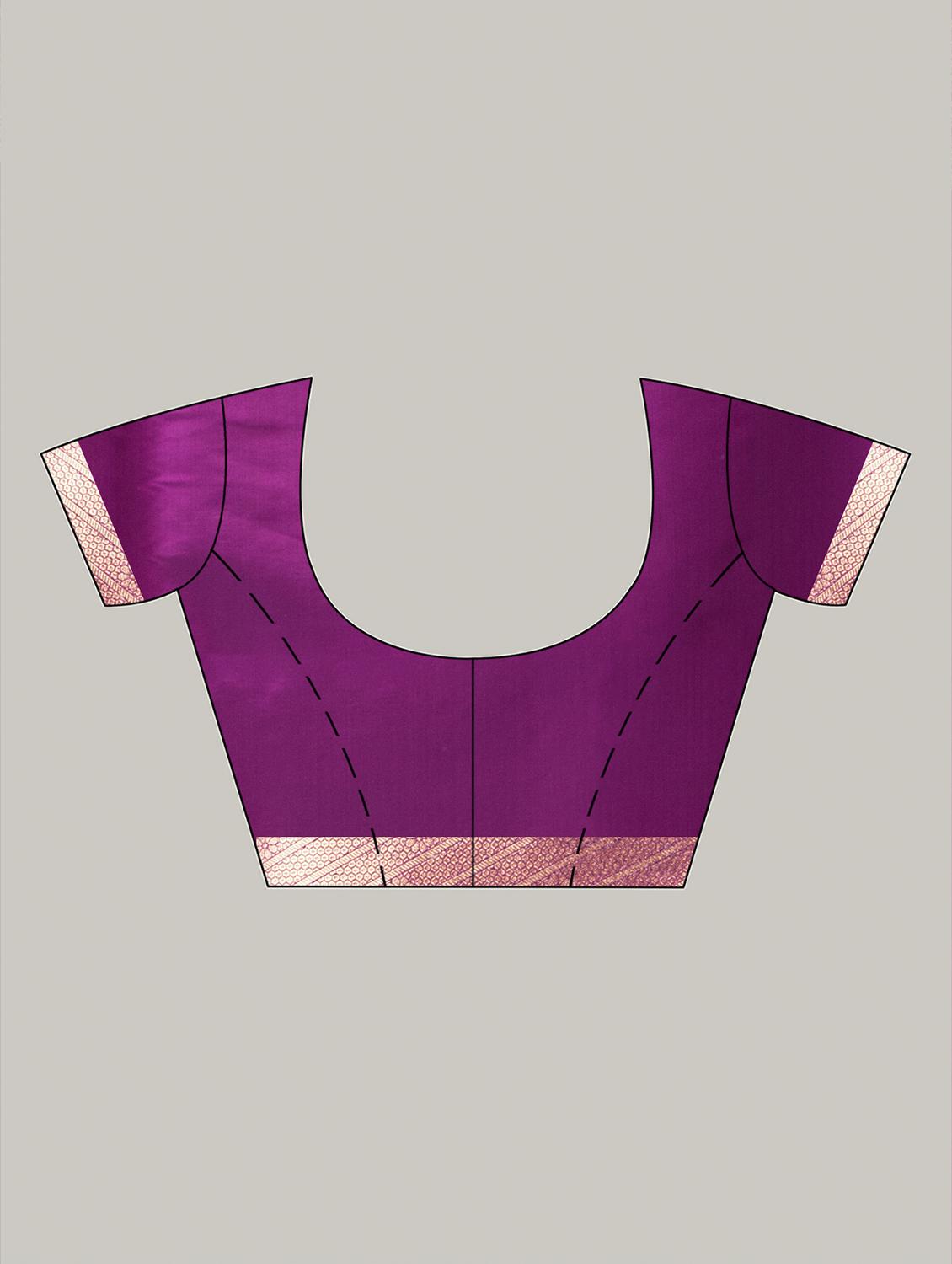women self design banarasi saree with blouse - 22011327 - Standard Image - 5