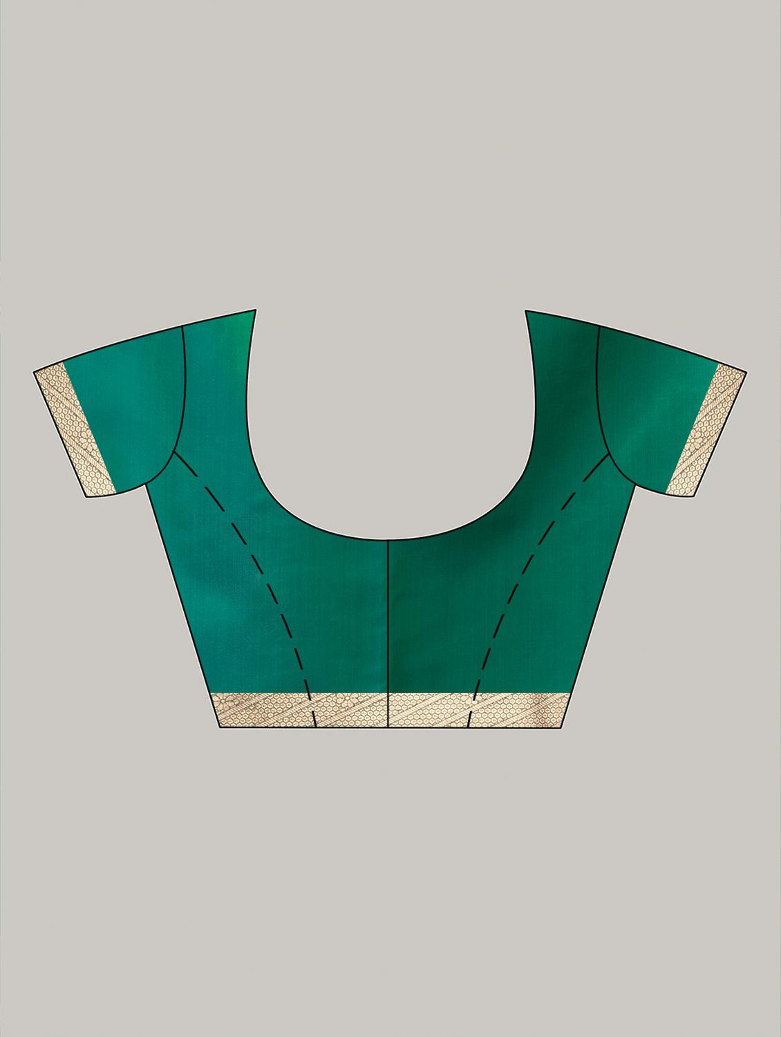 women self design banarasi saree with blouse - 22011330 - Standard Image - 5