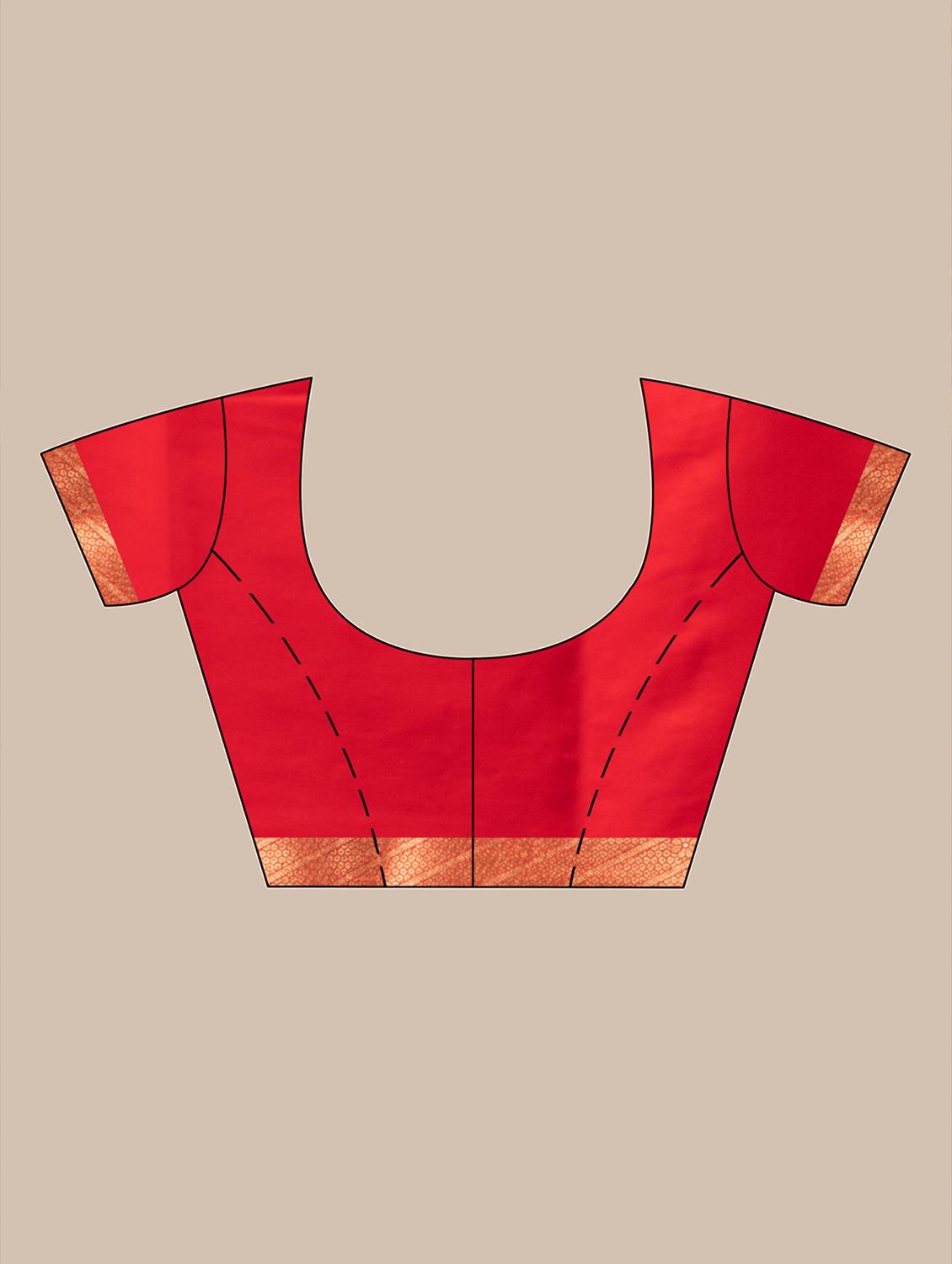 women self design banarasi saree with blouse - 22011332 - Standard Image - 5