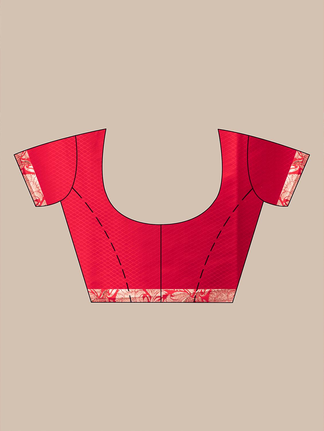 women self design banarasi saree with blouse - 22011336 - Standard Image - 5