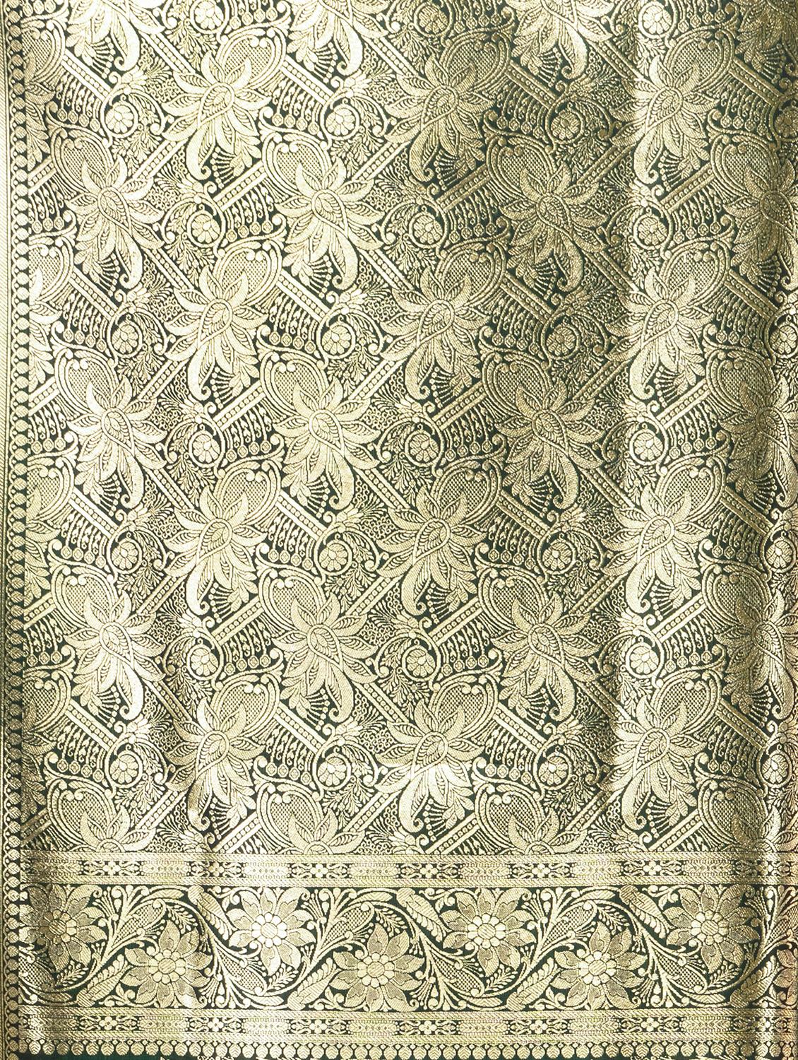 women self design banarasi saree with blouse - 22011341 - Standard Image - 5