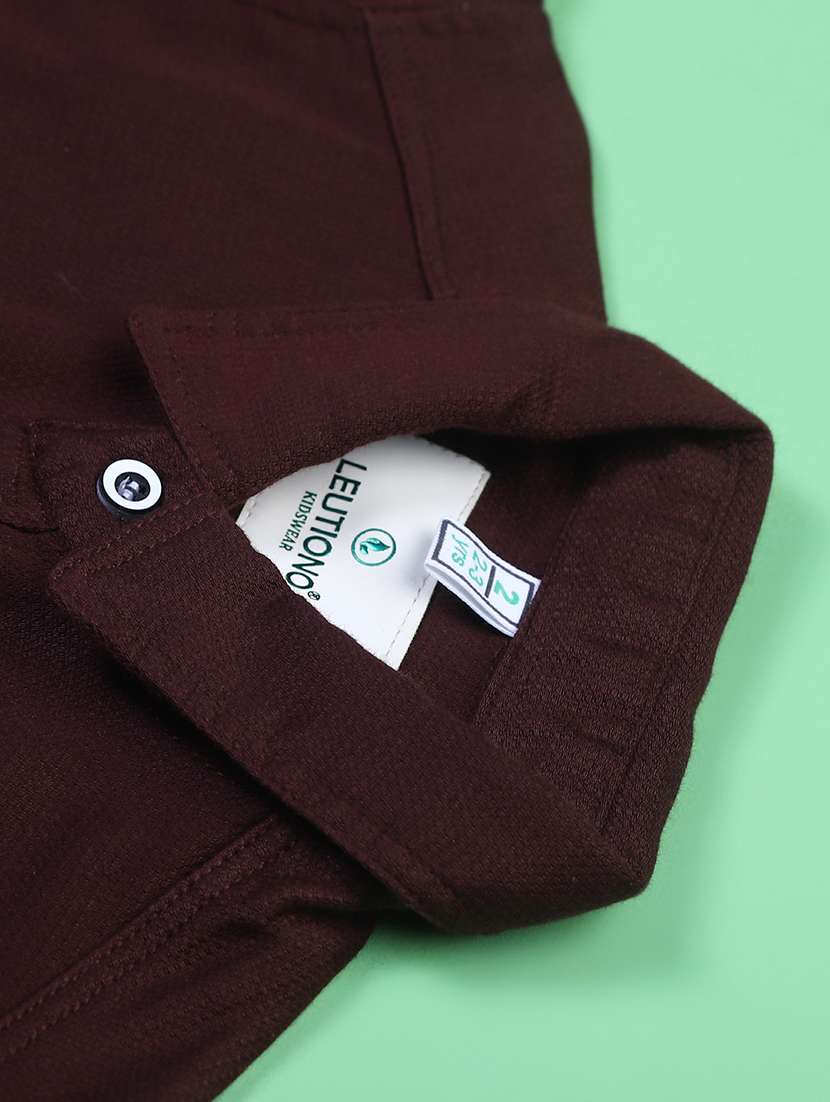 boys placement print long sleeve casual shirt - 22011638 -  Standard Image - 3