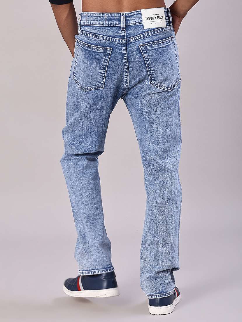 men washed mid rise full length jean - 22011807 -  Standard Image - 3