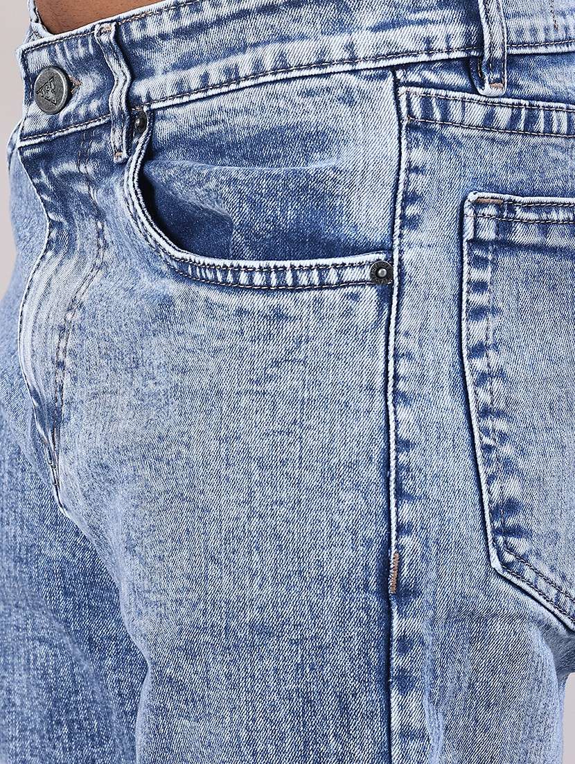 men washed mid rise full length jean - 22011807 -  Standard Image - 5