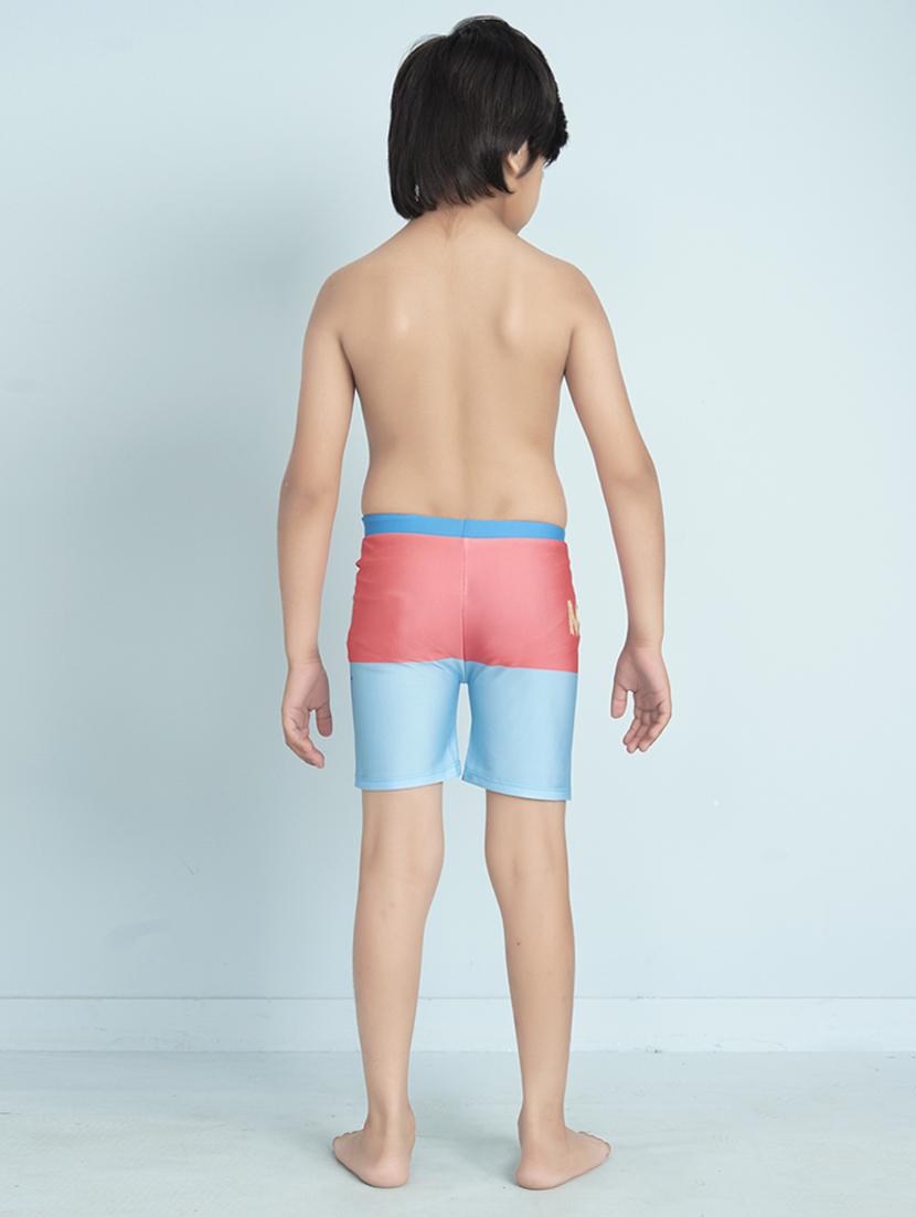 boys printed mid rise swimming shorts - 22011974 - Standard Image - 3