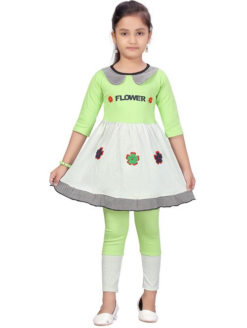 girls printed top and trouser co-ord set - 22012009 - Standard Image - 0
