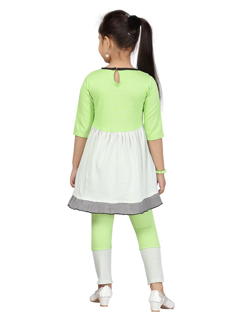 girls printed top and trouser co-ord set - 22012009 - Standard Image - 3