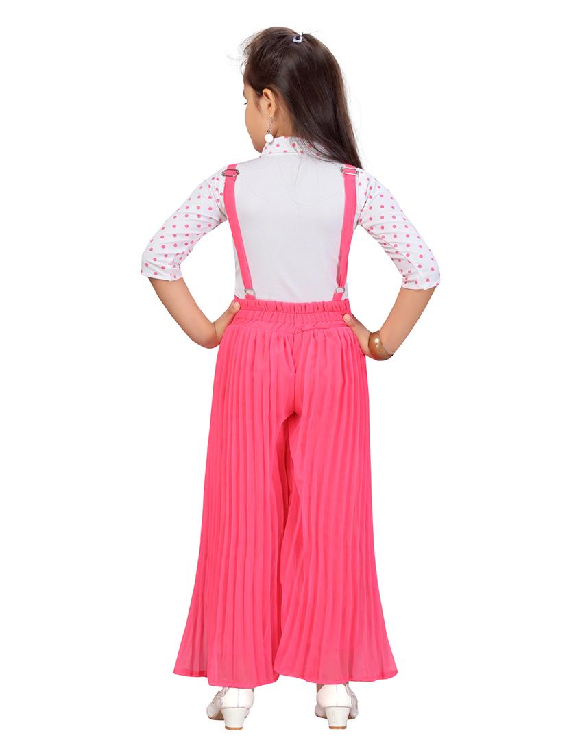 girls polka doted collared jump suit - 22012138 - Standard Image - 3