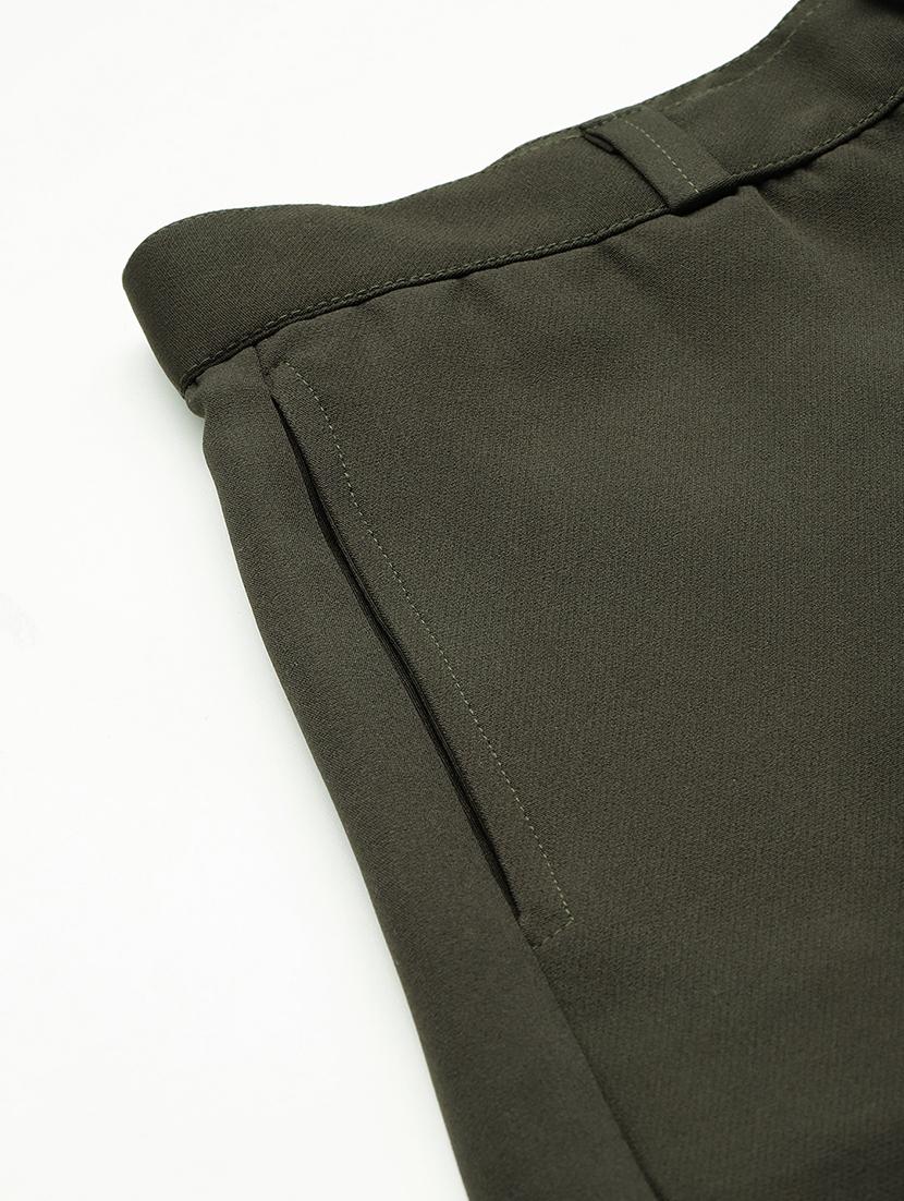 girls solid mid rise bootcut trouser - 22012190 - Standard Image - 3