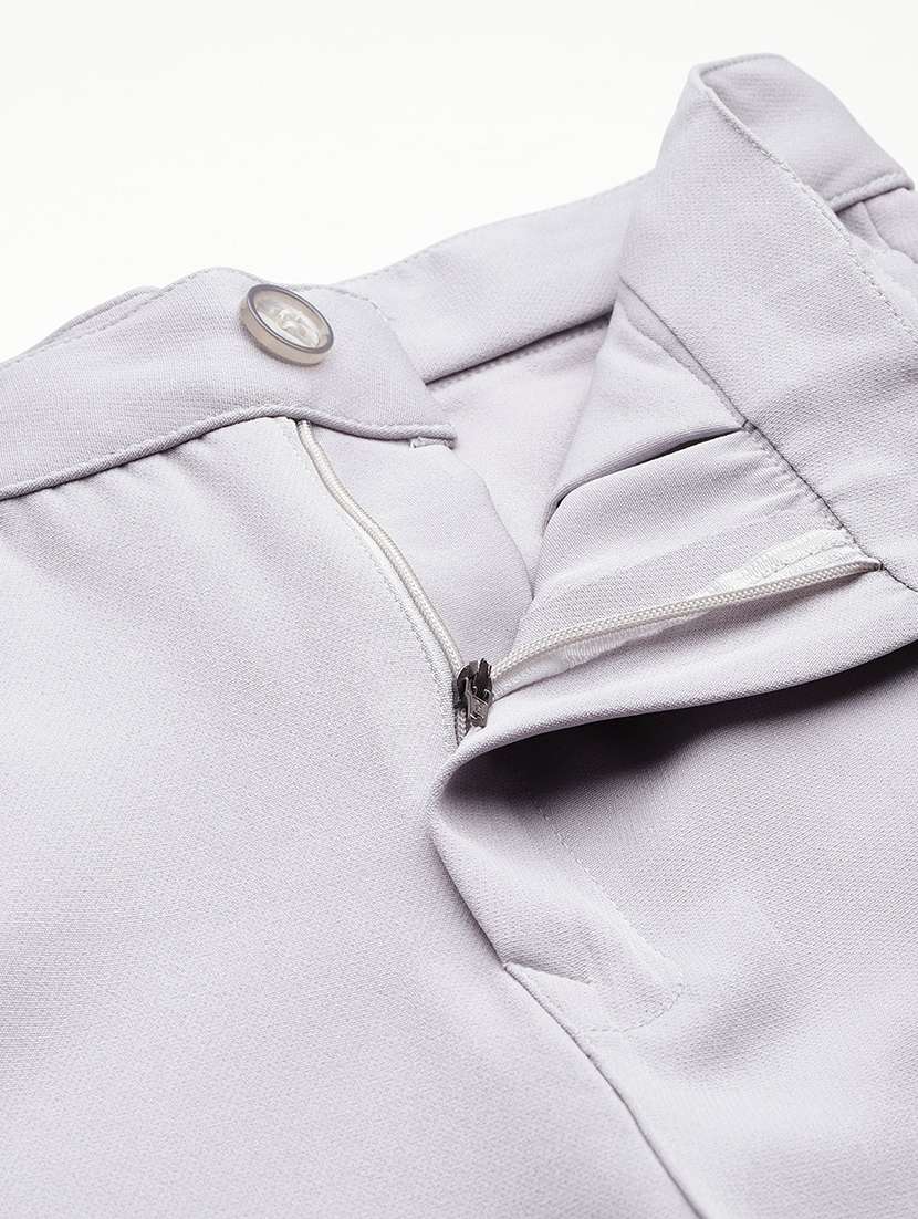 girls solid mid rise bootcut trouser - 22012191 -  Standard Image - 3