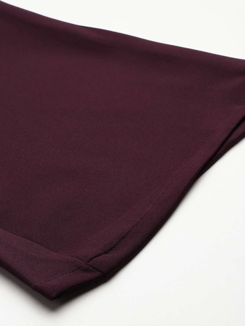 girls solid mid rise bootcut trouser - 22012192 -  Standard Image - 5