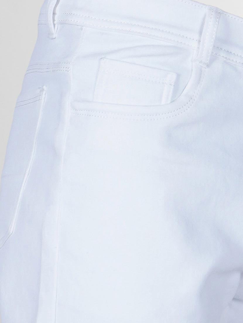 men white solid mid rise relaxed fit jeans - 22012234 - Standard Image - 3