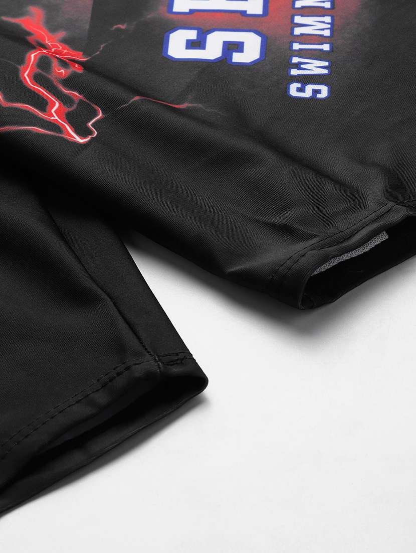 women printed slim fit cycling shorts - 22012601 -  Standard Image - 5