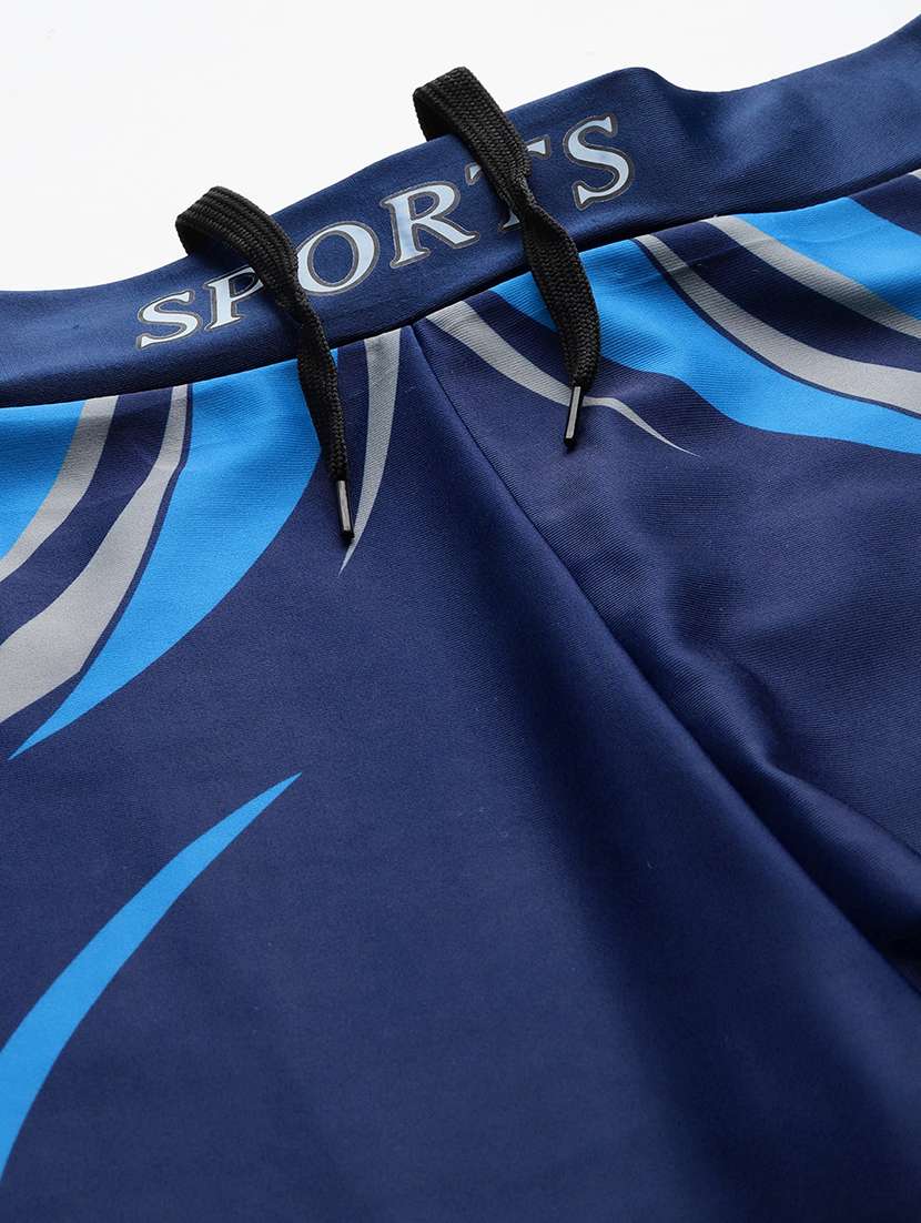 women printed slim fit cycling shorts - 22012602 -  Standard Image - 5