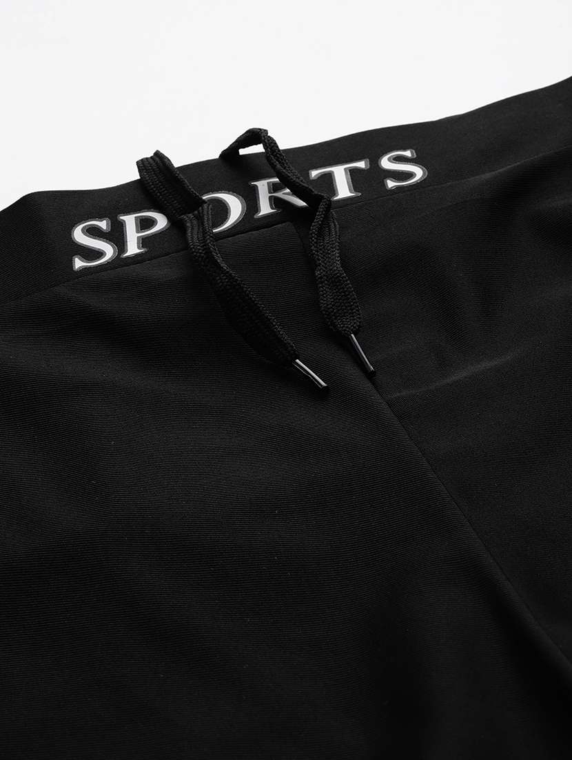 women solid high rise cycling shorts - 22012611 -  Standard Image - 5