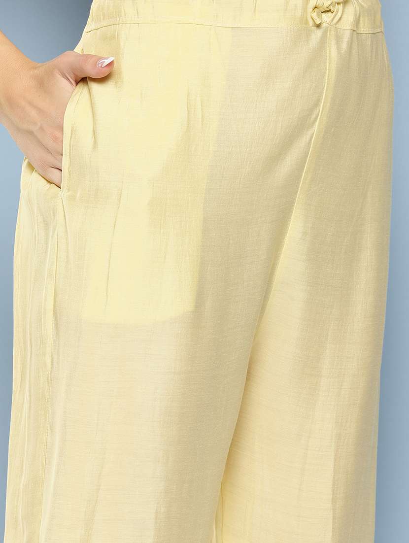 women embroidered three quarter sleeve kurta pant with dupatta set - 22012617 -  Standard Image - 3