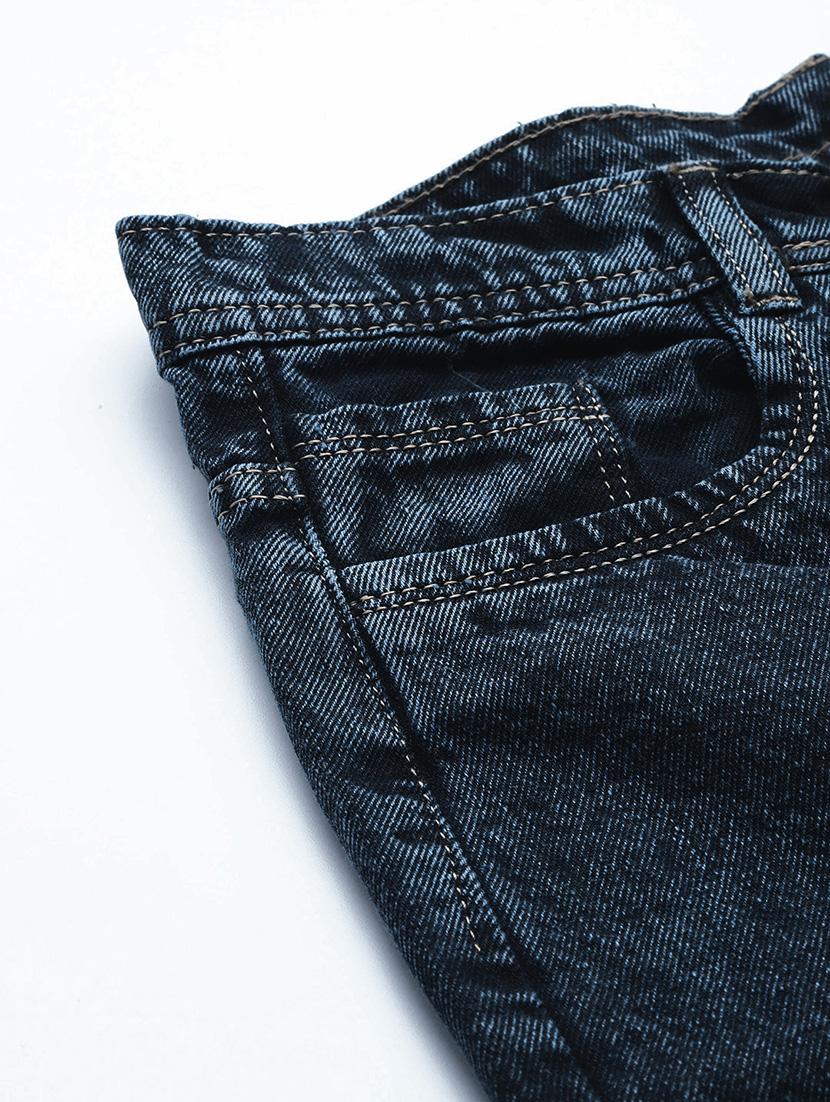 women distressed high rise straight fit jean - 22012651 - Standard Image - 5