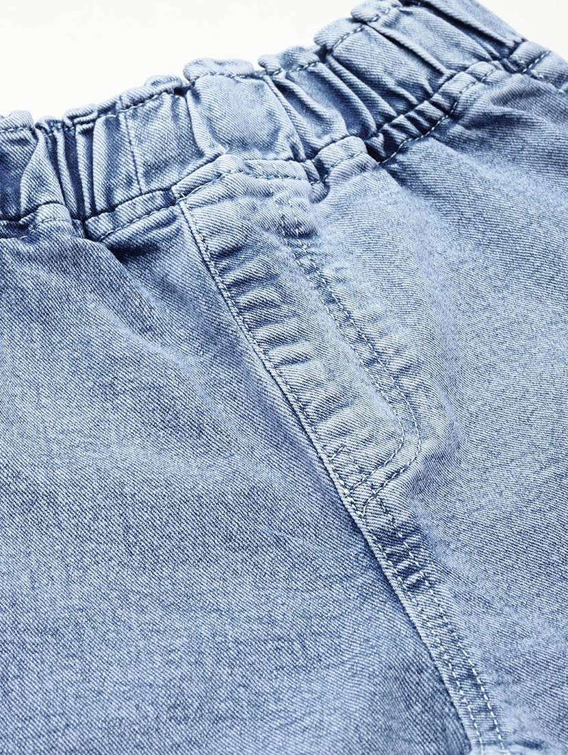 women solid mid rise bootcut jeans - 22012654 - Standard Image - 5